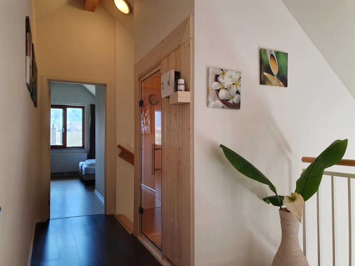 Luxuriöses Galerie-Penthouse direkt am Walensee Unterterzen Exterior foto
